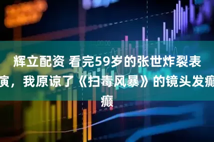 辉立配资 看完59岁的张世炸裂表演，我原谅了《扫毒风暴》的镜头发癫