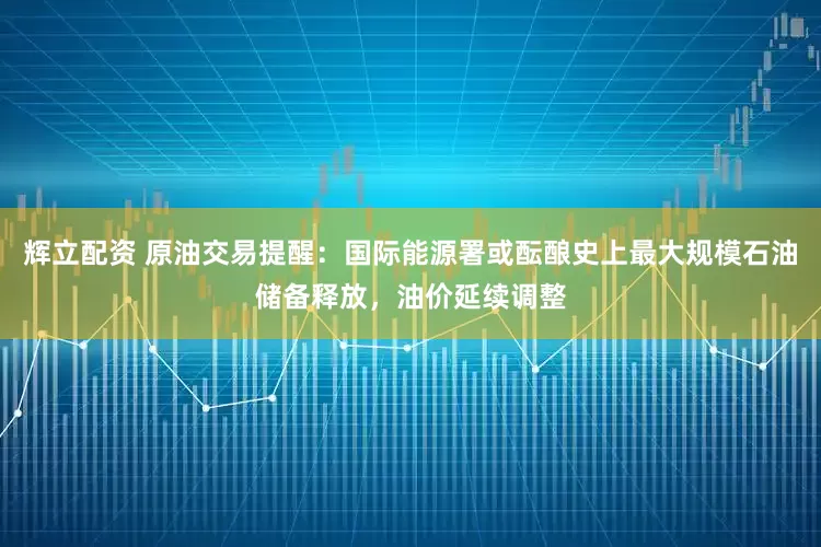 辉立配资 原油交易提醒：国际能源署或酝酿史上最大规模石油储备释放，油价延续调整